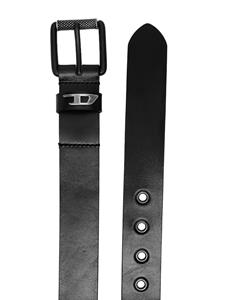 Diesel B-Dave II leren riem - Zwart