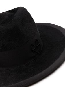 ruslanbaginskiy Ruslan Baginskiy Fedora hoed met geborduurd logo - Zwart