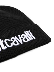 justcavalli Just Cavalli Ribgebreide muts - Zwart