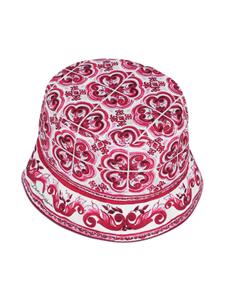 dolce&gabbana Dolce & Gabbana Vissershoed met grafische print - Wit
