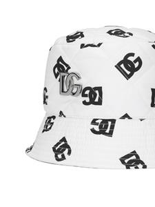 dolce&gabbana Dolce & Gabbana Vissershoed met DG-logo - Wit