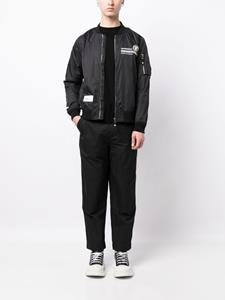 aapeby*abathingape AAPE BY *A BATHING APE Bomberjack met tekst - Zwart
