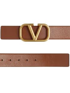 valentinogaravani Valentino Garavani VLogo Signature 40mm leren riem - Bruin