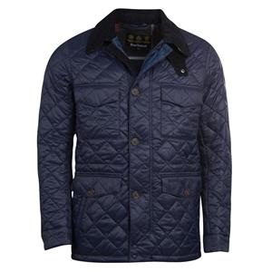 Barbour Herenjas Dorped Quilt Navy