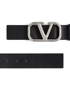 valentinogaravani Valentino Garavani VLogo Signature 40mm leren riem - Zwart