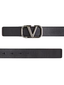 valentinogaravani Valentino Garavani VLogo Signature 30mm leren riem - Zwart