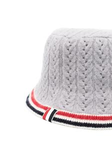 thombrowne Thom Browne Kabelgebreide vissershoed - Grijs