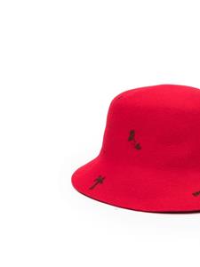 Super Duper Hats Freya smalle bucket-tas - Rood