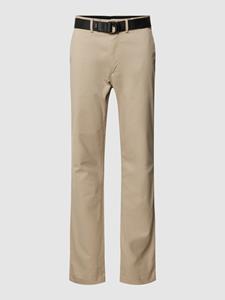 Calvin Klein Stoffhose mit praktischem Gürtel