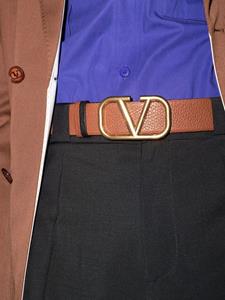 valentinogaravani Valentino Garavani VLOGO omkeerbare riem - Bruin