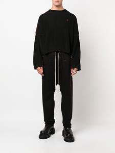 rickowensdrkshdw Rick Owens DRKSHDW Broek met trekkoordtaille - Zwart