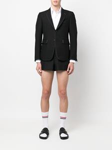 Thom Browne Blazer met satijnen afwerking - 001 BLACK