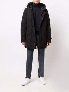 Woolrich Parka met hoge kraag - Zwart