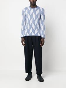 giorgioarmani Giorgio Armani Cropped pantalon - Blauw