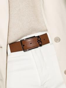 Ferragamo Riem met Gancini-gesp - Bruin