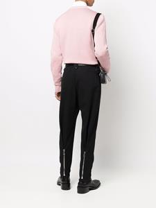 Alexander McQueen Pantalon met rits - Zwart