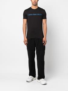 calvinkleinjeans Calvin Klein Jeans Fleece trainingsbroek - Zwart
