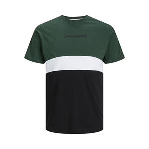 JACK&JONES T-shirt met ronde hals color block Jjereid