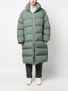 Y-3 Gewatteerde parka - Groen