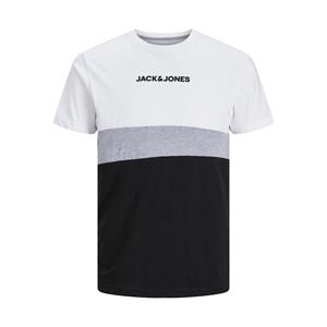 JACK&JONES T-shirt met ronde hals color block Jjereid