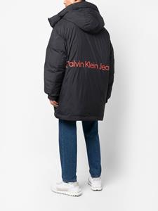calvinkleinjeans Calvin Klein Jeans Parka met capuchon - Zwart