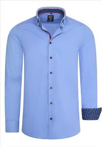 Rusty Neal Italiaans heren overhemd | Blauw |  | Italian-Style.nl, 