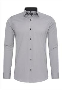 Rusty Neal Heren overhemd grijs |  | Slim fit | Italian-Style.nl, 