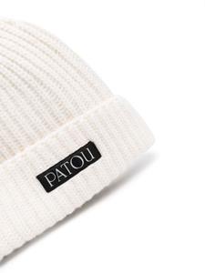 Patou Muts met logopatch - Wit