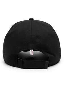 monclergrenoble Moncler Grenoble Honkbalpet met logopatch - Zwart