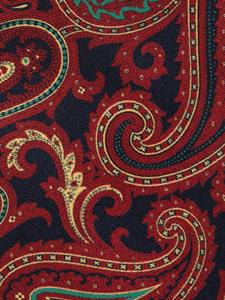 FURSAC Claret stropdas met paisley-print - Rood