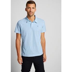STREET ONE MEN Poloshirt in Flammgarnoptik