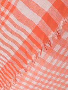 falierosarti Faliero Sarti Geruite sjaal - Oranje