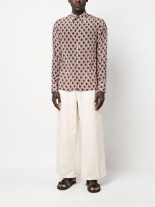 ETRO Broek met wijde pijpen - Beige