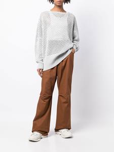 rafsimons Raf Simons Broek met wijde pijpen - Bruin