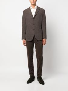 Boglioli Blazer met enkele rij knopen - Bruin
