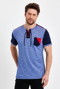 Club Ju - Amiri - T-Shirt Heren - Blauw - Style-Italie