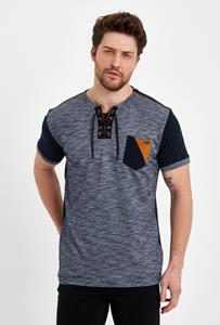 Club Ju - Abruzzo - T-Shirt Heren - Grijs Blauw - Style-Italie