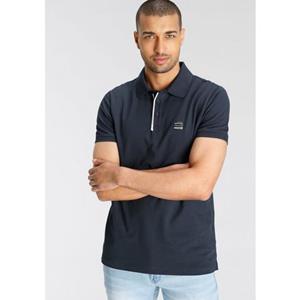 Bruno Banani Poloshirt mit Kontrast an der Knopfleiste