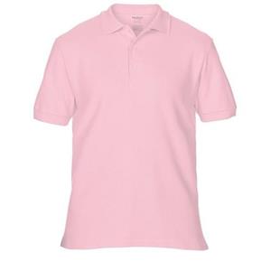 Gildan heren premium katoenen sport dubbel piqué poloshirt 2XL lichte zalmkleur