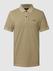 BOSS ORANGE Poloshirt "Prime 10203439 01", mit dezentem Logoschriftzug auf der Brust