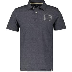 LERROS Poloshirt "LERROS Poloshirt mit Finelinerstreifen, washed"
