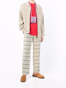 BODE Geruite broek - Geel
