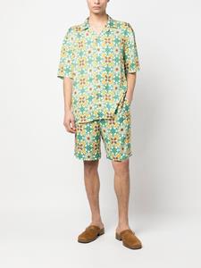 Drôle De Monsieur Shorts met print - Groen