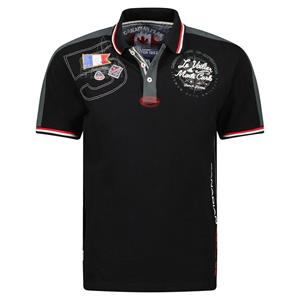Canadian Peak - Kalvineak - Poloshirt Heren - Zwart - Italian-Style