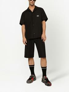dolce&gabbana Dolce & Gabbana Trainingsshorts met logo label - Zwart
