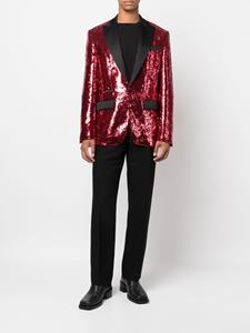 philippplein Philipp Plein Blazer met pailletten - Rood