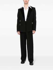 peterdo Peter Do Blazer met satijnen afwerking - Zwart