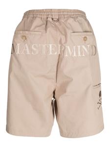 mastermindworld Mastermind World Shorts met logoprint - Bruin