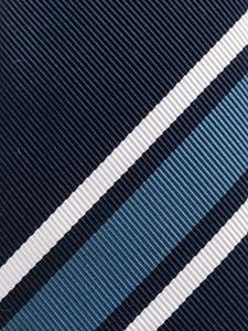 Gestreepte stropdas - Blauw