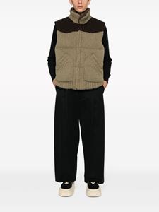sacai Wollen bodywarmer - Beige